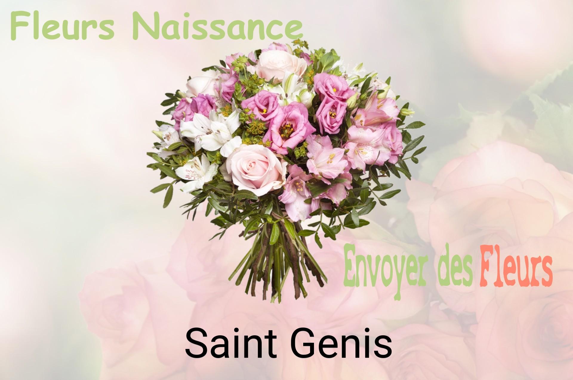 Bouquet de fleurs de naissance livré à Saint-Genis